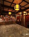 中式茶餐厅装修设计效果图